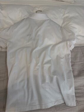 Moncler White Cotton Piqué Polo Shirt Men’s XL